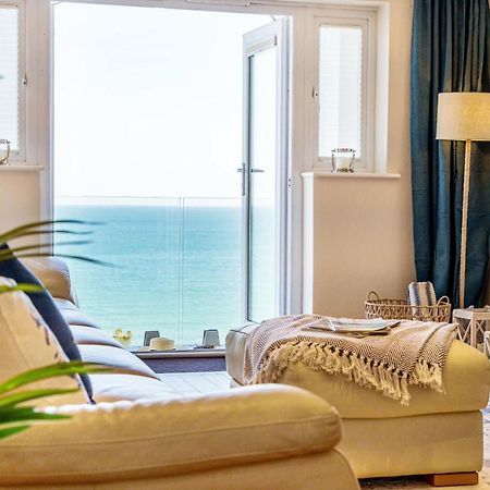 Carbis Bay - Luxury 3 Bed Penthouse Apartment With Sea Views Parking Sauna Balcony Esterno foto