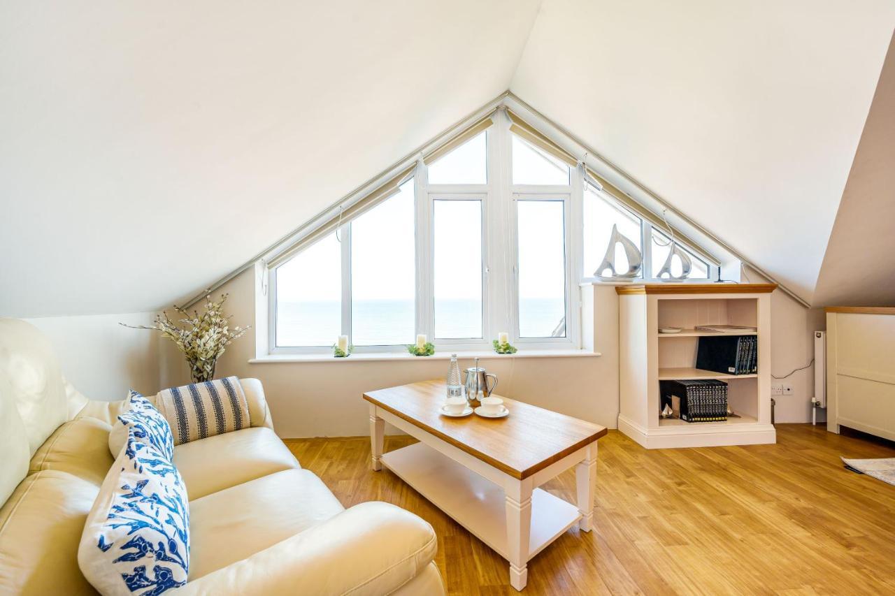 Carbis Bay - Luxury 3 Bed Penthouse Apartment With Sea Views Parking Sauna Balcony Esterno foto