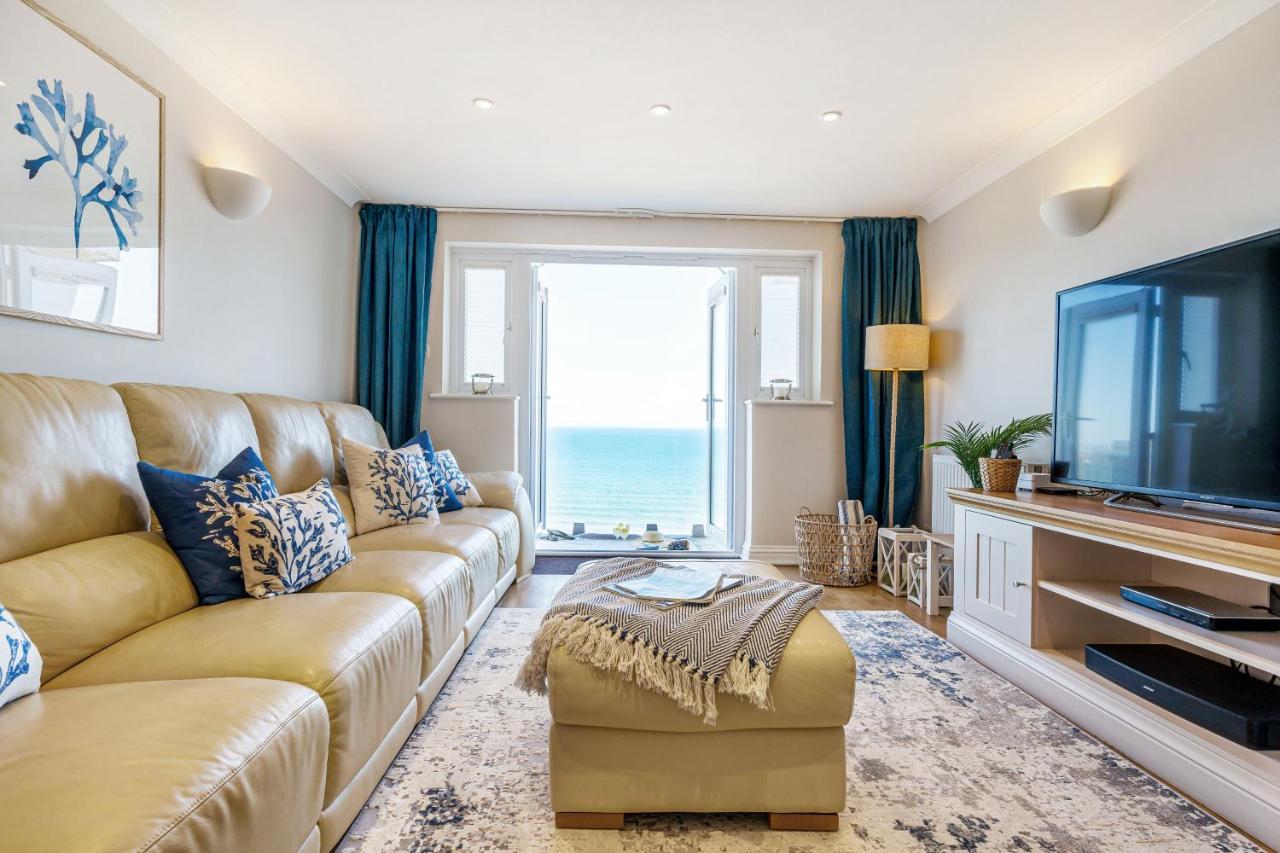 Carbis Bay - Luxury 3 Bed Penthouse Apartment With Sea Views Parking Sauna Balcony Esterno foto