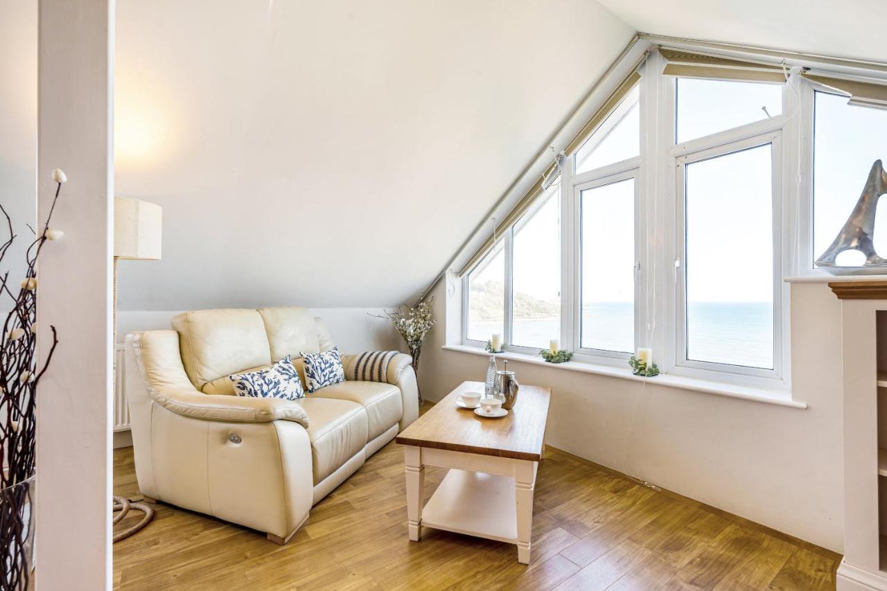 Carbis Bay - Luxury 3 Bed Penthouse Apartment With Sea Views Parking Sauna Balcony Esterno foto