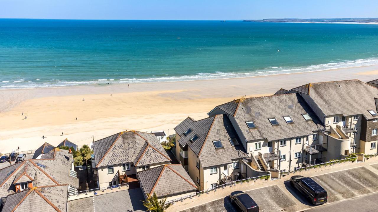 Carbis Bay - Luxury 3 Bed Penthouse Apartment With Sea Views Parking Sauna Balcony Esterno foto